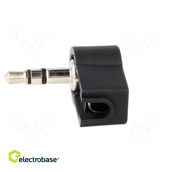 Plug | Jack 3,5mm | male | stereo | ways: 3 | angled 90° | for cable paveikslėlis 3
