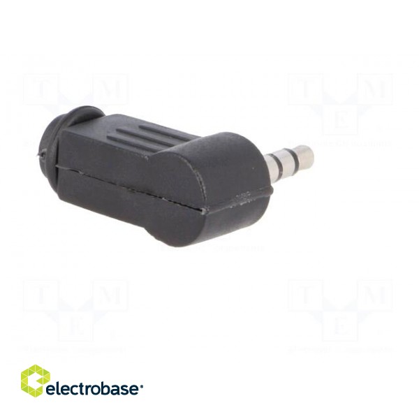 Plug | Jack 3,5mm | male | stereo | angled 90° | for cable | soldering image 6