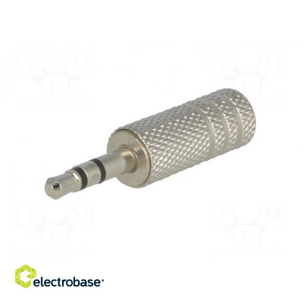 Plug | Jack 3,5mm | male | stereo | straight | for cable | soldering фото 2