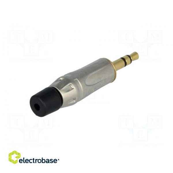 Plug | Jack 3,5mm | male | stereo | ways: 3 | straight | for cable | silver image 6