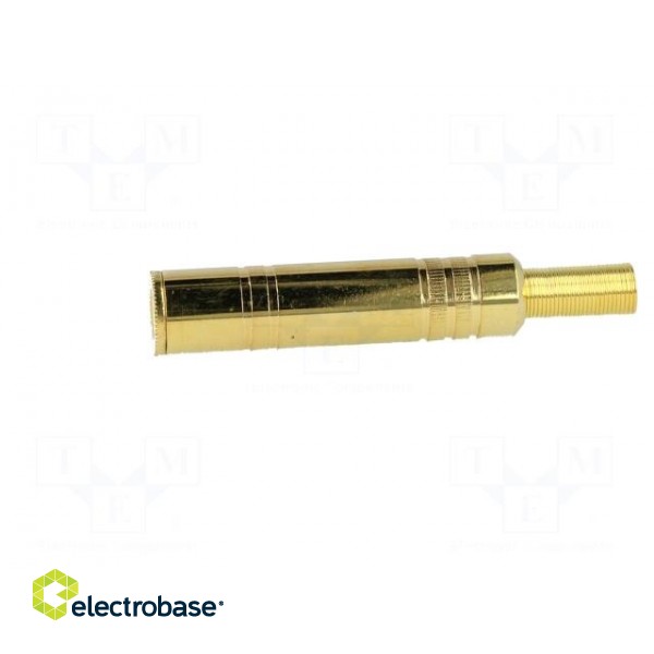 Plug | Jack 6,3mm | female | stereo,with strain relief | ways: 3 image 3