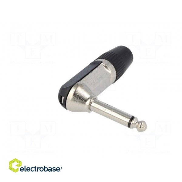 Plug | Jack 6,35mm | male | mono | angled 90° | for cable | soldering фото 8