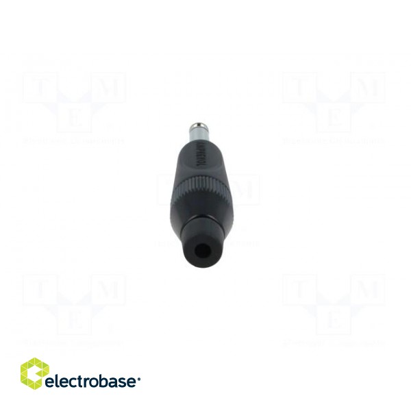 Plug | Jack 6,3mm | male | mono | ways: 2 | straight | for cable | black image 5