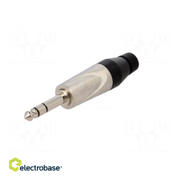 Plug | Jack 6,35mm | male | mono | straight | for cable | soldering фото 2