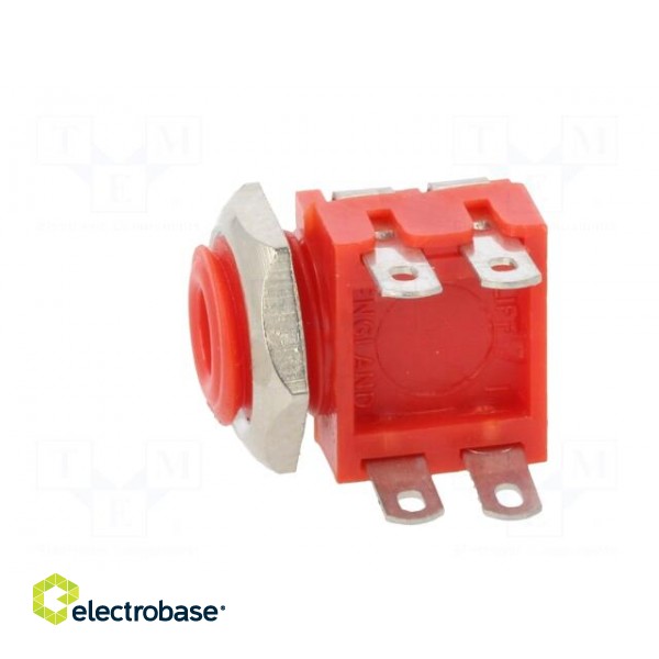 Socket | Jack 3,5mm | female | mono | ways: 2 | angled 90° | soldering фото 3