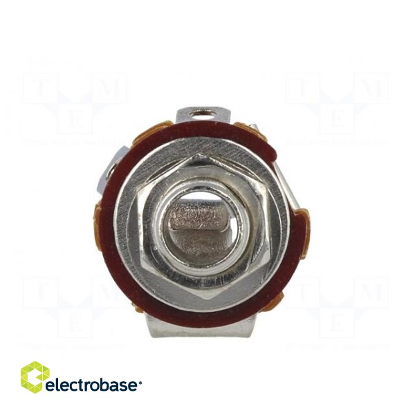 Socket | Jack 6,3mm | female | stereo | open,with on/off switch | 9mm image 9