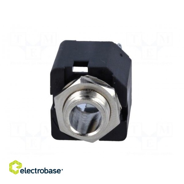 Socket | Jack 6,3mm | female | stereo | ways: 3 | straight | soldering image 9