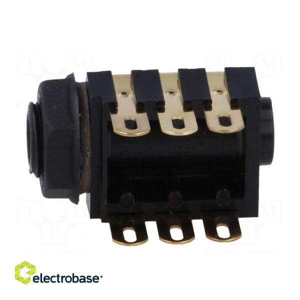 Socket | Jack 6,3mm | female | stereo,with triple switch | ways: 3 image 3