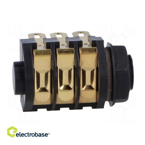 Socket | Jack 6,3mm | female | stereo,with triple switch | ways: 3 image 7