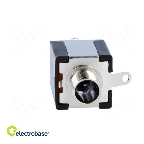 Socket | Jack 6,3mm | stereo | straight | for panel mounting | 10mm image 9
