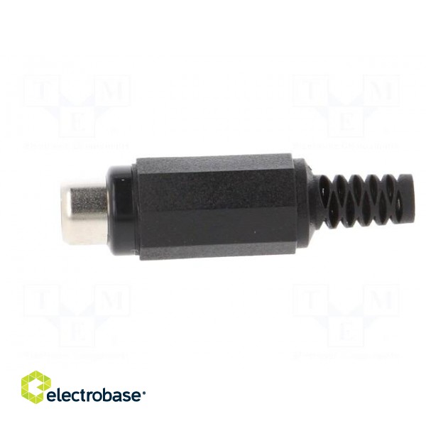 Plug | RCA | female | with strain relief | straight | soldering image 3