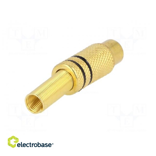 Plug | RCA | female | with strain relief | straight | soldering | 5mm фото 6