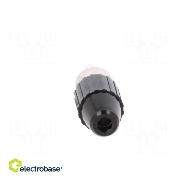 Plug | RCA | male | straight | soldered | black | brass | for cable image 5
