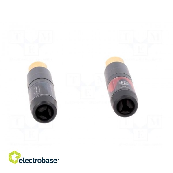 Plug | RCA | male | straight | soldering | gold-plated | for cable фото 5