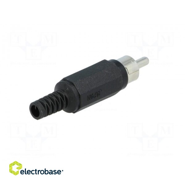 Plug | RCA | male | with strain relief | straight | soldering image 6