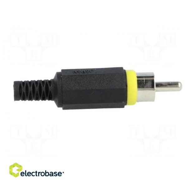 Plug | RCA | male | with strain relief | straight | soldering фото 7