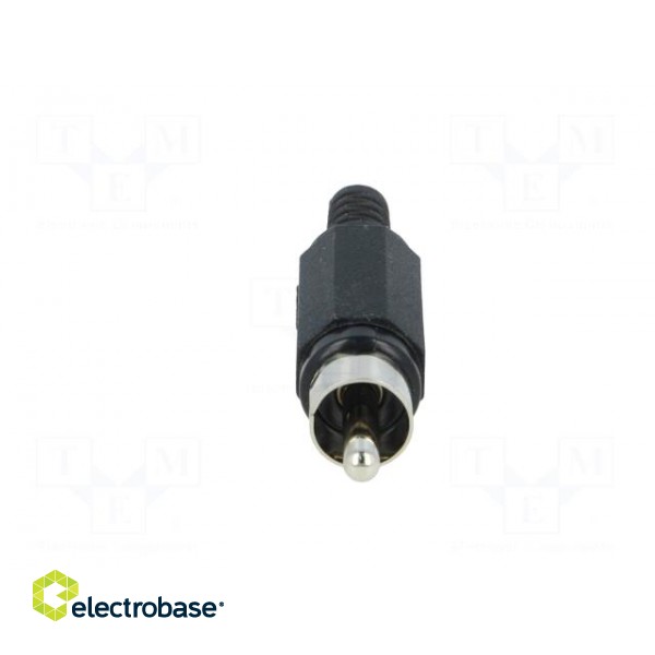 Plug | RCA | male | with strain relief | straight | soldering image 9