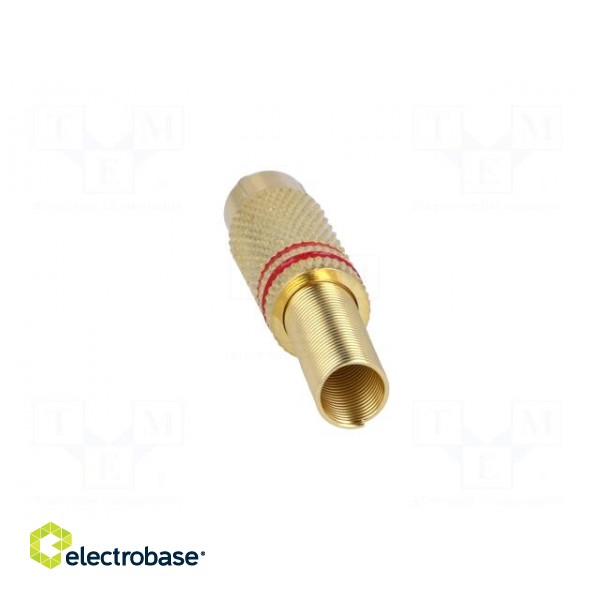 Plug | RCA | male | with strain relief | straight | soldering | 5mm image 5