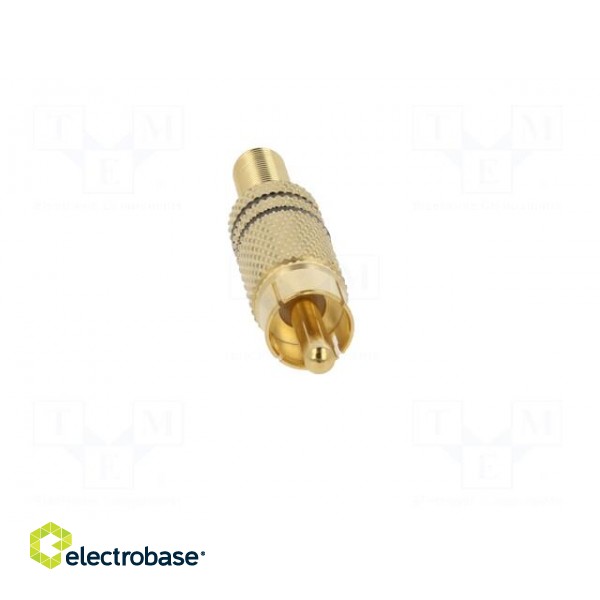 Plug | RCA | male | with strain relief | straight | soldering image 9