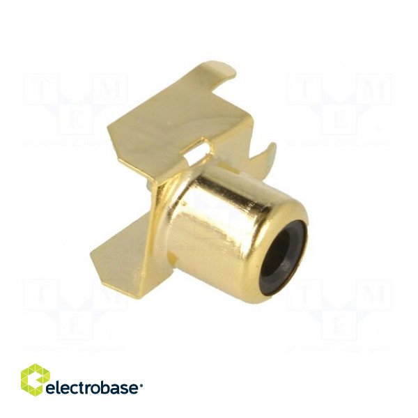 Socket | RCA | female | angled 90° | THT | brass | tinned | on PCBs image 8