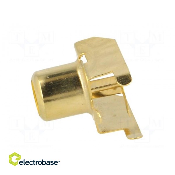 Socket | RCA | female | angled 90° | THT | brass | gold-plated | on PCBs paveikslėlis 3