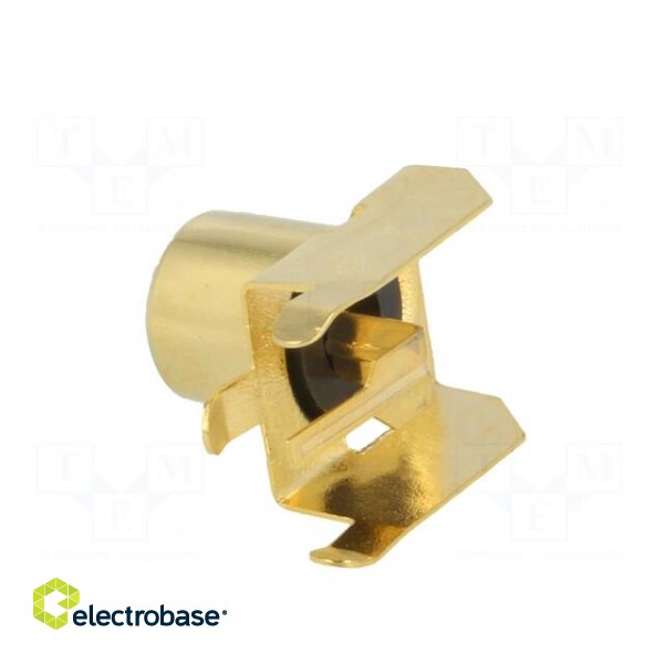 Socket | RCA | female | angled 90° | THT | brass | gold-plated | on PCBs paveikslėlis 4