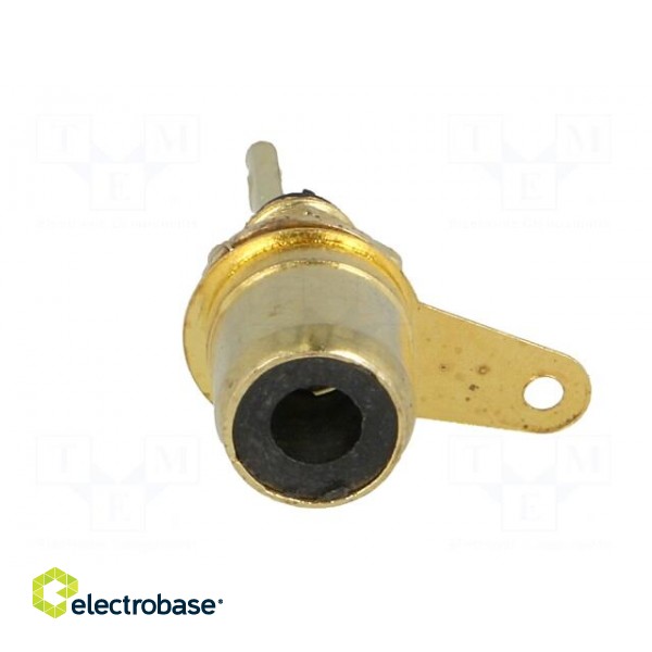 Socket | RCA | female | gold-plated | for panel mounting | 6mm image 9