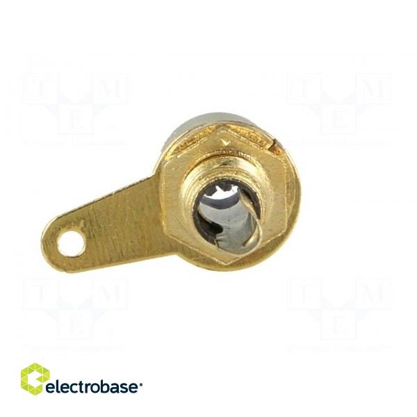 Socket | RCA | female | gold-plated | for panel mounting | 6mm paveikslėlis 5
