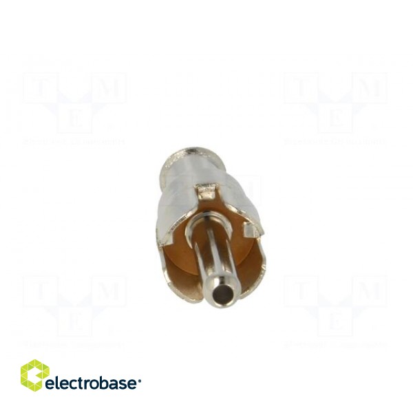 Socket | RCA | female | straight | crimped | brass | for cable фото 9