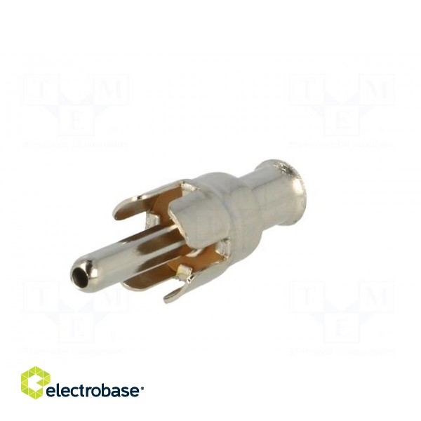 Socket | RCA | female | straight | crimped | brass | for cable фото 2