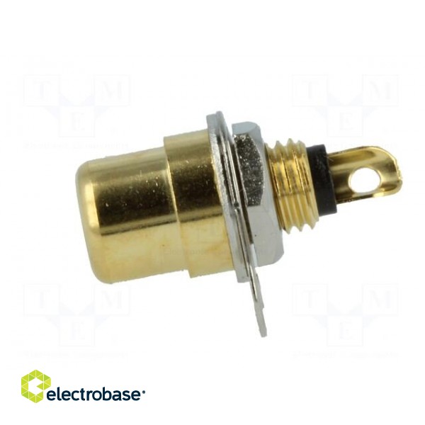 Socket | RCA | female | straight | soldering | gold-plated image 3