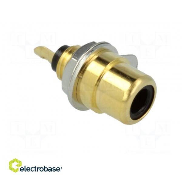 Socket | RCA | female | straight | soldering | gold-plated фото 8