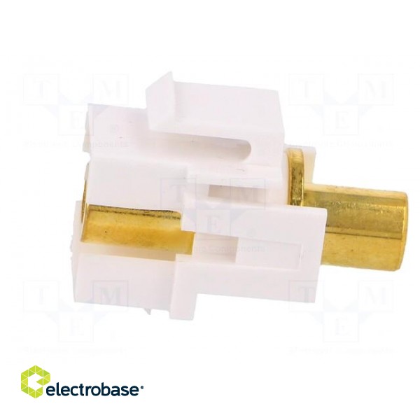 Socket | Transition: coupler | female x2 | straight | gold-plated image 3