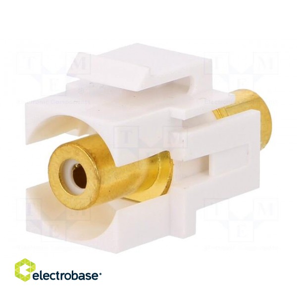 Socket | Transition: coupler | female x2 | straight | gold-plated image 1