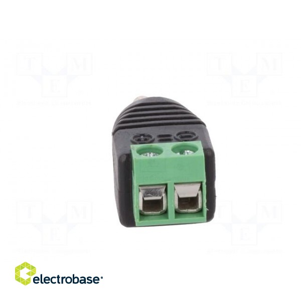 Transition: adapter | mono | RCA plug,terminal block | PIN: 2 paveikslėlis 5