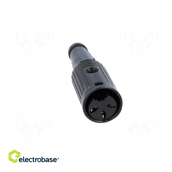 Plug | DIN | female | PIN: 3 | Layout: 180° | straight | for cable | 34V | 2A image 9