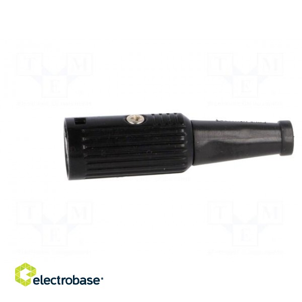 Plug | DIN | female | PIN: 4 | Layout: 216° | straight | for cable | 34V | 2A image 3