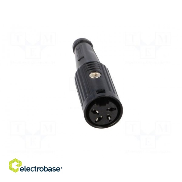 Plug | DIN | female | PIN: 4 | Layout: 216° | straight | for cable | 34V | 2A image 9