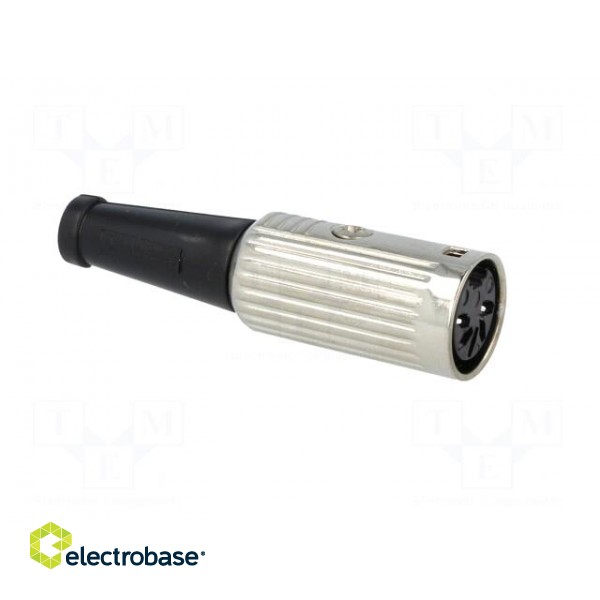 Plug | DIN | female | PIN: 5 | Layout: 180° | straight | for cable | 34V | 2A image 8