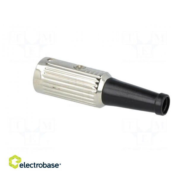 Plug | DIN | female | PIN: 5 | Layout: 180° | straight | for cable | 34V | 2A image 4