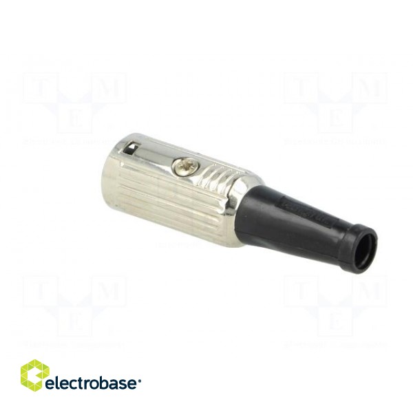 Plug | DIN | female | PIN: 6 | Layout: 240° | straight | for cable | 34V | 2A image 4