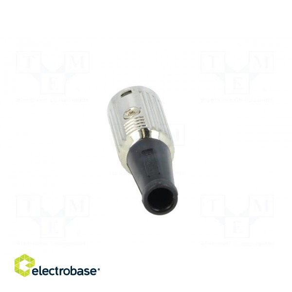 Plug | DIN | female | PIN: 6 | Layout: 240° | straight | for cable | 34V | 2A image 5