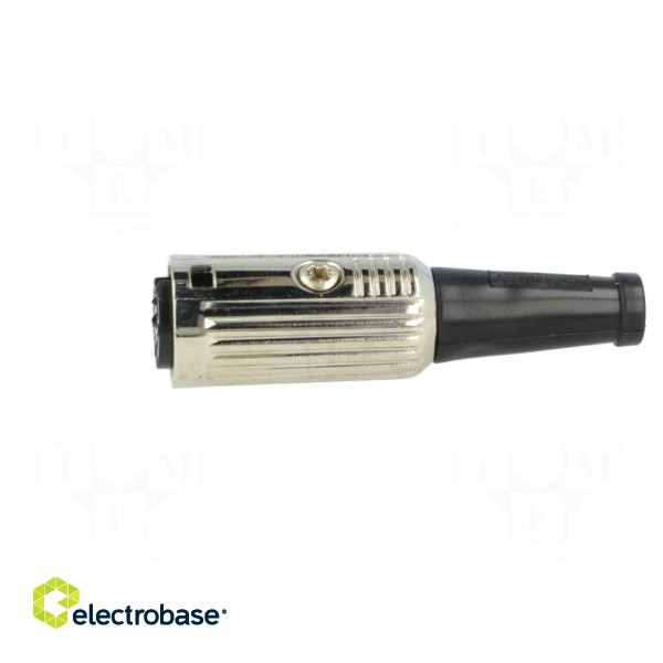 Plug | DIN | female | PIN: 6 | Layout: 240° | straight | for cable | 34V | 2A фото 3