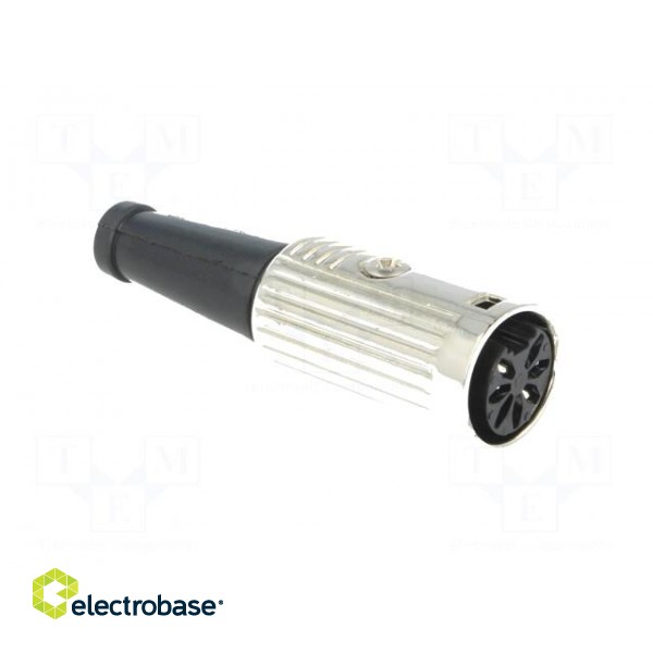 Plug | DIN | female | PIN: 7 | Layout: 270° | straight | for cable | 34V | 2A image 8