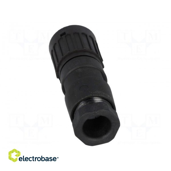 Plug | DIN | male | PIN: 12 | straight | for cable | soldering | 150V | 3A image 5