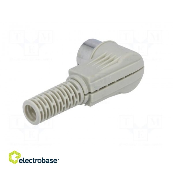 Plug | DIN | male | PIN: 3 | Layout: 180° | angled 90° | for cable paveikslėlis 6