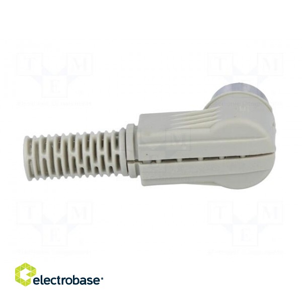 Plug | DIN | male | PIN: 3 | Layout: 180° | angled 90° | for cable paveikslėlis 7