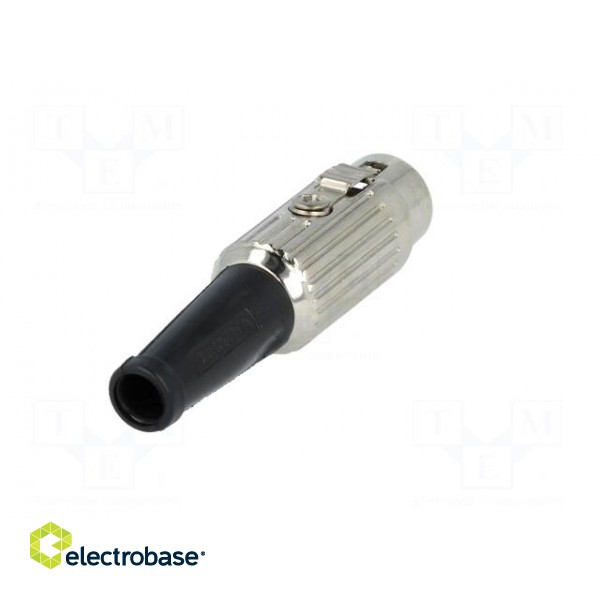 Plug | DIN | male | PIN: 3 | Layout: 180° | straight | for cable | soldering image 6