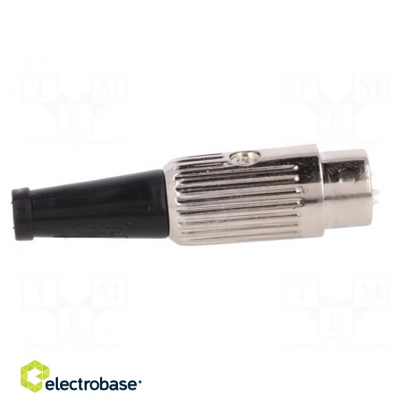 Plug | DIN | male | PIN: 3 | Layout: 180° | straight | for cable | soldering фото 7