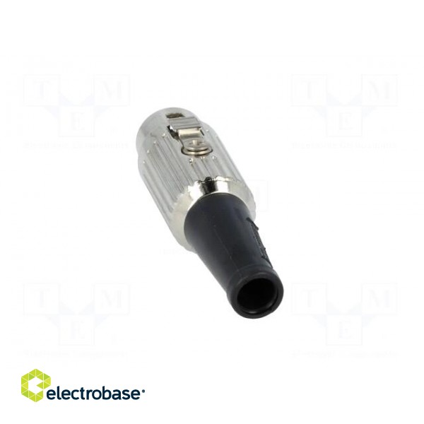 Plug | DIN | male | PIN: 3 | Layout: 180° | straight | for cable | soldering image 5